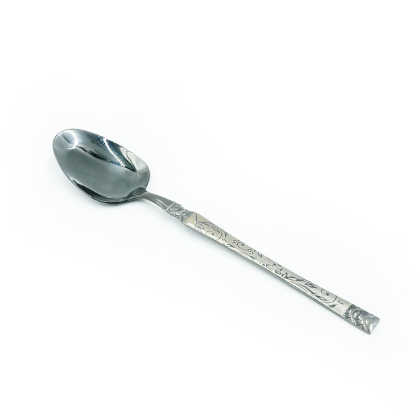 97754-15 Stainless Spoon 6PC Set  black 15 cm