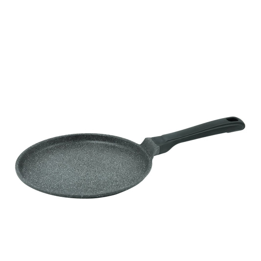 GV-290 Crepe Pan – 28cm Non-Stick Granite Coated Flat Griddle with Ergonomic Handle – Ideal for Perfectly Even Crepes and Pancakes