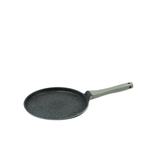 Crepe Pan Granite – Non-Stick Flat Griddle with Ergonomic Handle – Ideal for Perfect Crepes and Pancakes
