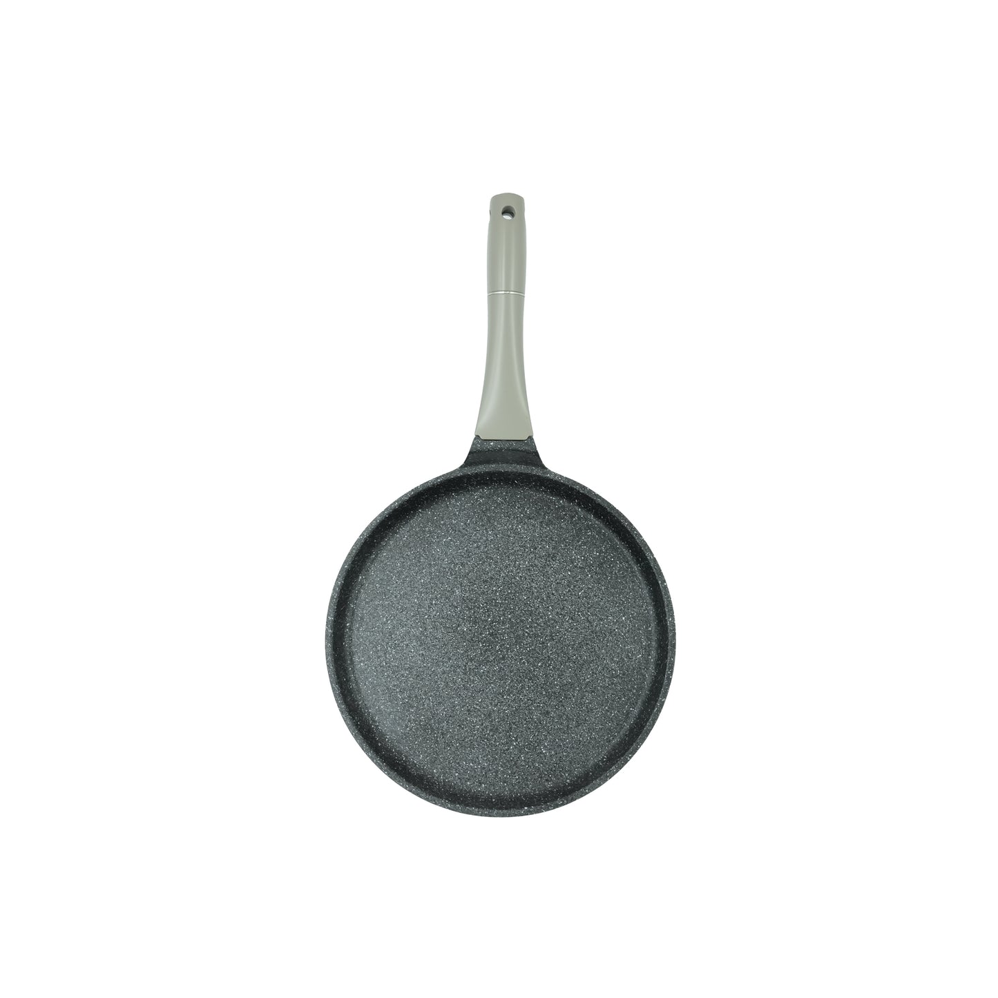Crepe Pan Granite – Non-Stick Flat Griddle with Ergonomic Handle – Ideal for Perfect Crepes and Pancakes