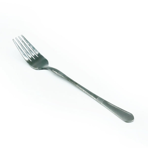 97748-10 Stainless Fork 6PC Set Black 20cm