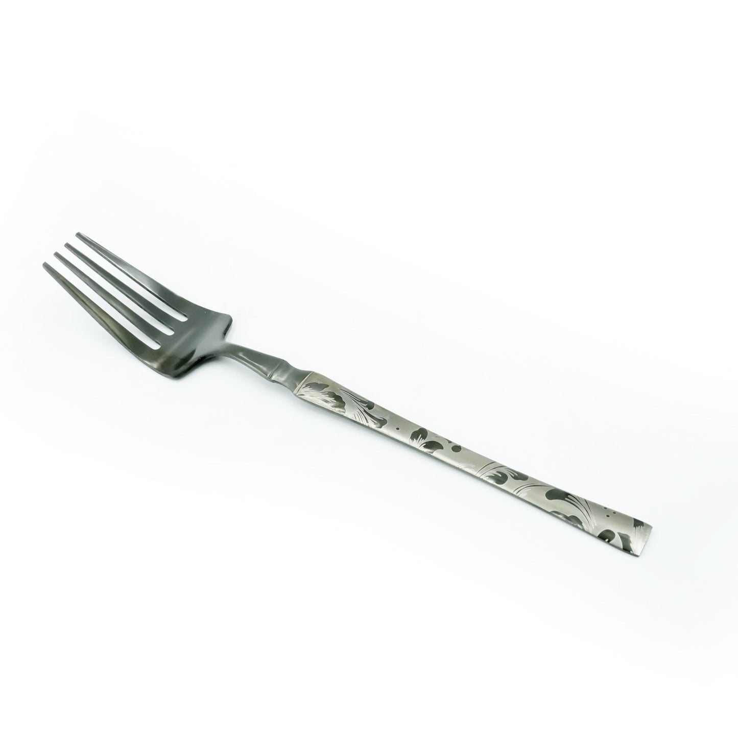 97754-06 Stainless Fork 6PC Set Black 20cm
