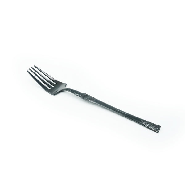 97750-03 Stainless Fork 6PC Set Black 15cm