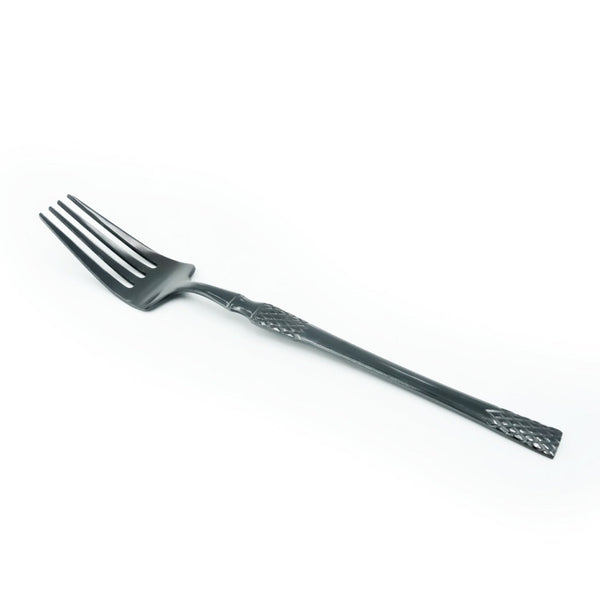 97750-02 Stainless Fork 6PC Set Black 20cm