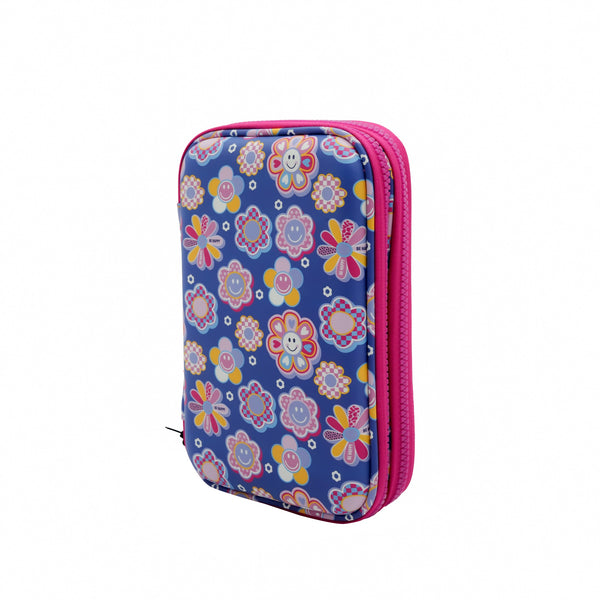 MXZPCPP Maxi Double Zipper Pencil Case – Pink