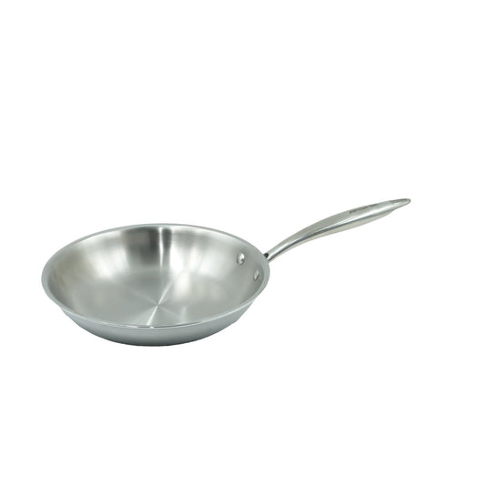 SS160-3566 Tri-Ply Stainless Steel Fry Pan – 26cm – Durable Cookware for Perfect Searing and Frying
