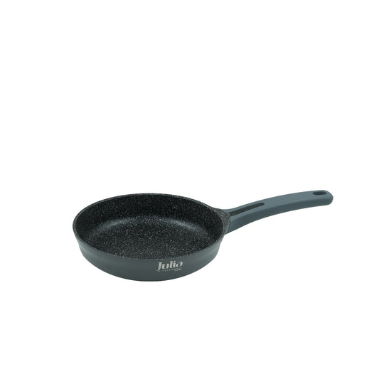 9249111 Julia Frypan – 24cm – Non-Stick Grey Granite Coated Skillet with Ergonomic Handle