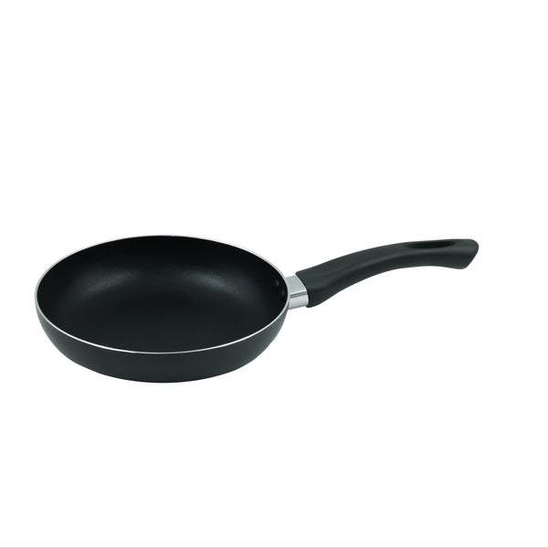FP-22B Non-Stick Fry Pan – 22cm – Classic Black Aluminum Skillet with Ergonomic Handle