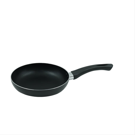 FP-20B Non-Stick Fry Pan – 20cm – Classic Black Aluminum Skillet with Ergonomic Handle