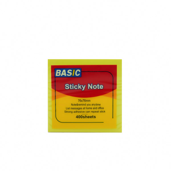 SN-9703 Basic Sticky Notes – 400 Sheets – 76x76mm