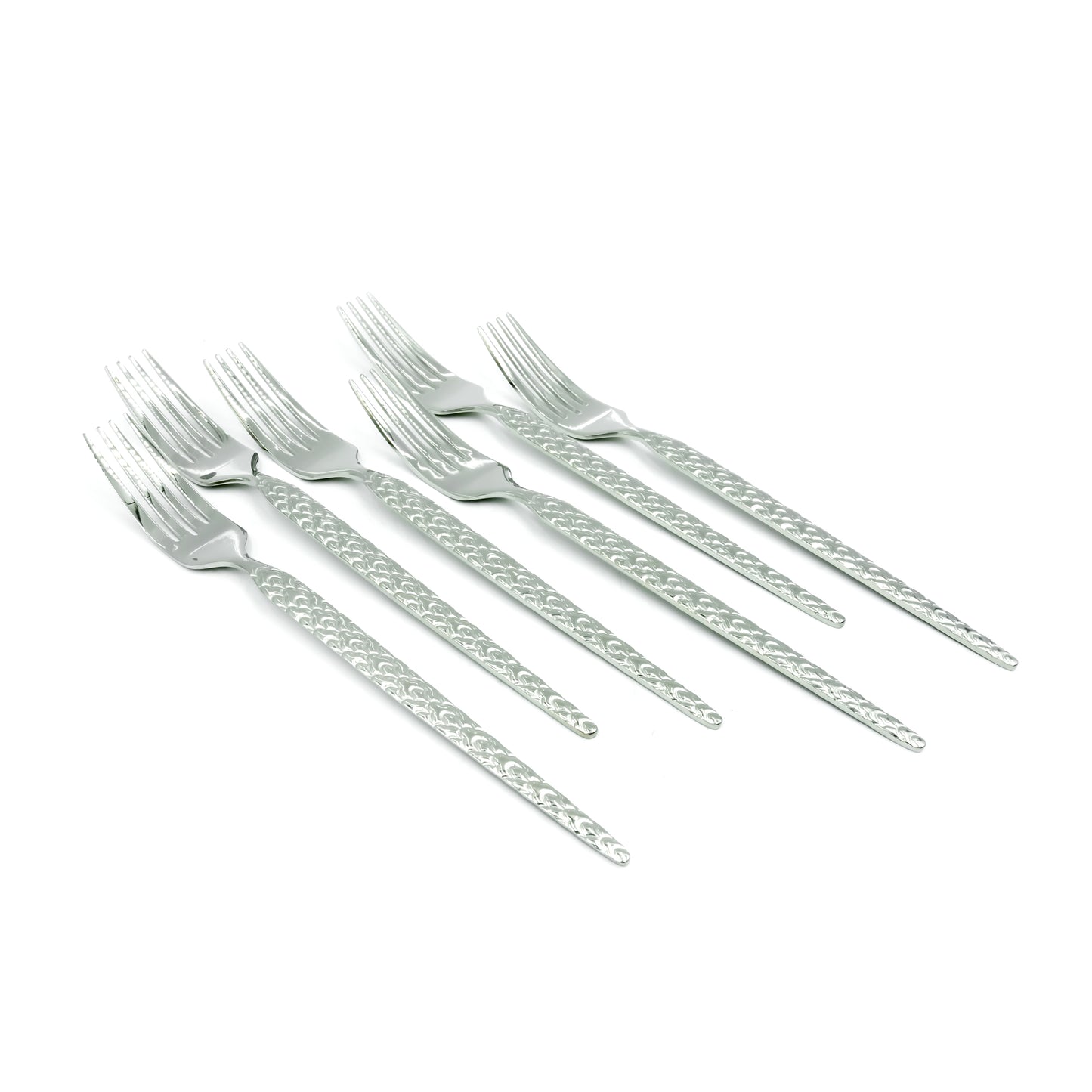 97740-14 Stainless Fork 6PC Set Silver 22cm