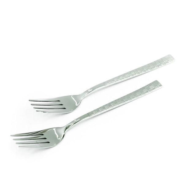 97755-02 Stainless Fork 6PC Set Silver 21cm
