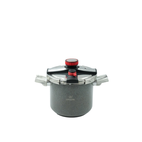 ZDS-5+7M S/S Pressure Cooker – Durable Stainless Steel Design with Granite Coating and Dual Capacity