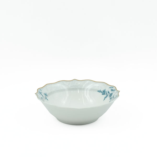 GP-61 Elegant Floral Gold Rim Ceramic Dinnerware – Available in Dinner Plate, Soup Plate, Dessert Plate, and Bowl