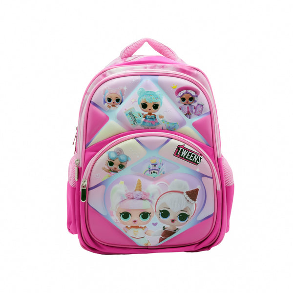 SL-18266-16G School Bag – 16" Tweens Doll 3D Design