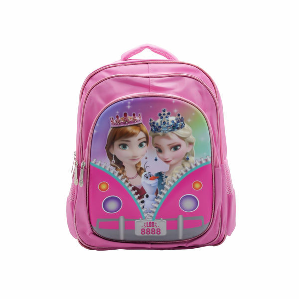 SL-78265-16G School Bag – Princess & Snowman 3D Design