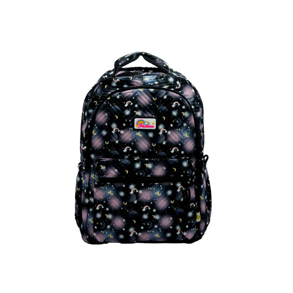 SL-1001-G School Bag – 16" Galaxy & Rainbow Pattern Design
