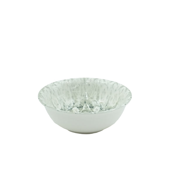 D7 Drop Porcelain Bowl – 14cm – Elegant Floral Marble Design