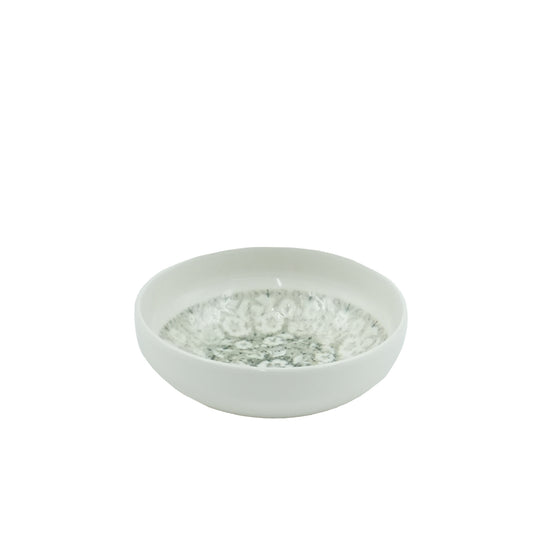 D7 Lyon Porcelain Bowl – 14cm – Elegant Floral Marble Design