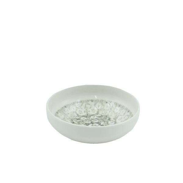D7 Lyon Porcelain Bowl – 14cm – Elegant Floral Marble Design