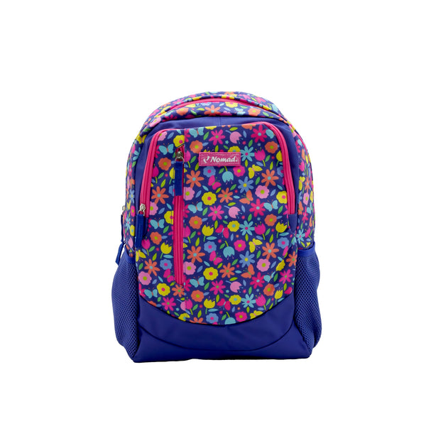 ND-SB-25BP17-FLW School Bag – Colorful Flowers Design