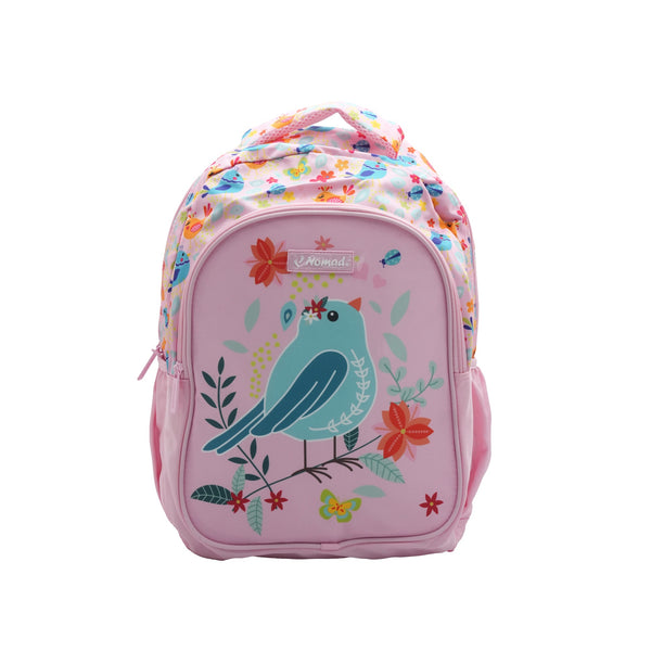 ND-SB-25BP16-BRD School Bag – 16" Bird & Floral Print Design