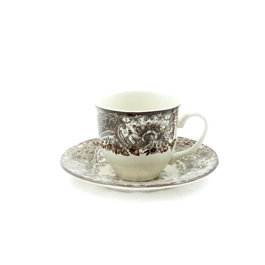 SH52463 Divine Cup & Saucer – 1 Piece – Elegant Vintage Floral Design