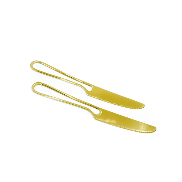 97747-12 Stainless Knife 6PC Set Gold 21cm