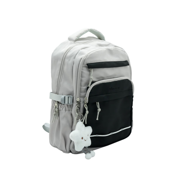 BPP8431 President Backpack – 18.5" Light Grey & Black