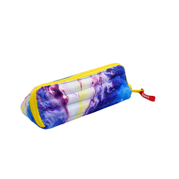 MD-931904 Maped Pencil Case – Galaxy Print with Yellow Zipper