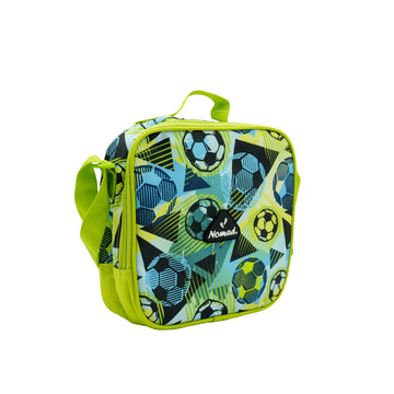 ND-LB16GL Nomad Kids Primary Lunch Bag – Soccer Print Design