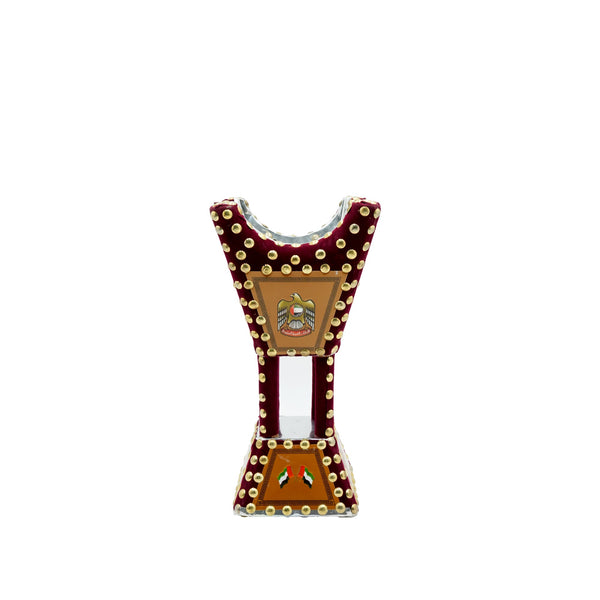 3149 Wooden Burner – 8 Inch – Maroon Design