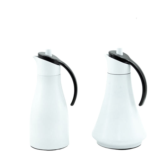 RF00002 Vacuum Flask Set – 2-Piece (0.7L + 0.7L) – White and Black