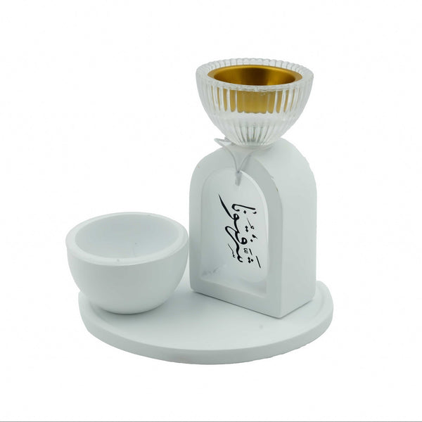 NF-36279-P – Incense  Burner – White Arch Design