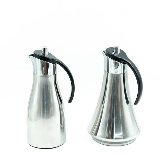 RF00004 Vacuum Flask Set – 2-Piece (0.7L + 0.7L) – Silver and Black
