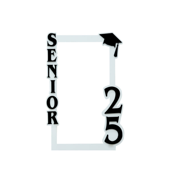 0034 Graduation Stand – 87cm Height x 57cm Length – Senior 25 Graduation Photo Frame Display for Ceremonies and Celebrations