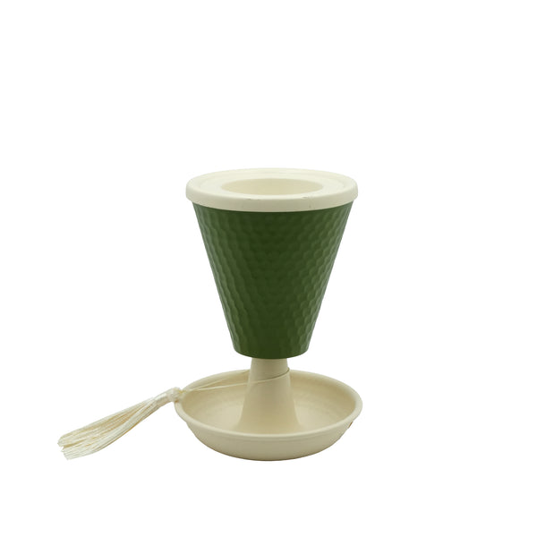 301-22 Bakhoor Burner – 18cm (H) – Incense Burner with Tray Base