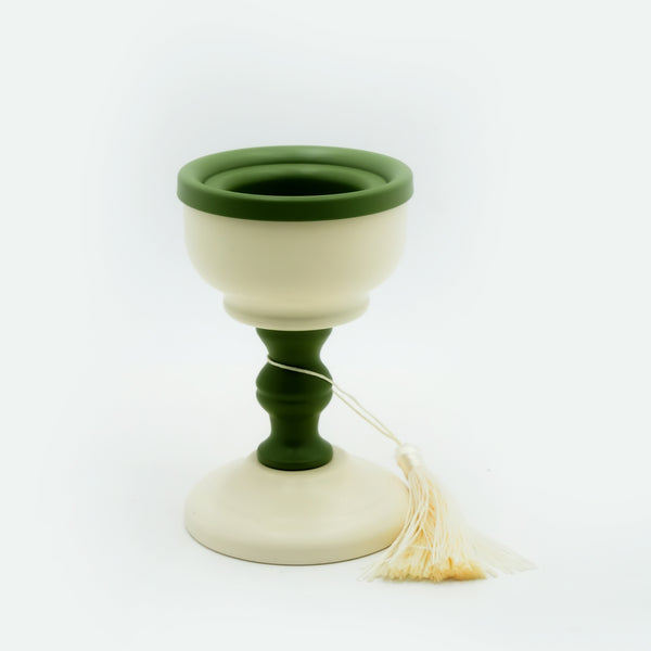 301-21 Bakhoor Burner – 12cm (H) – Compact Decorative Incense Burner