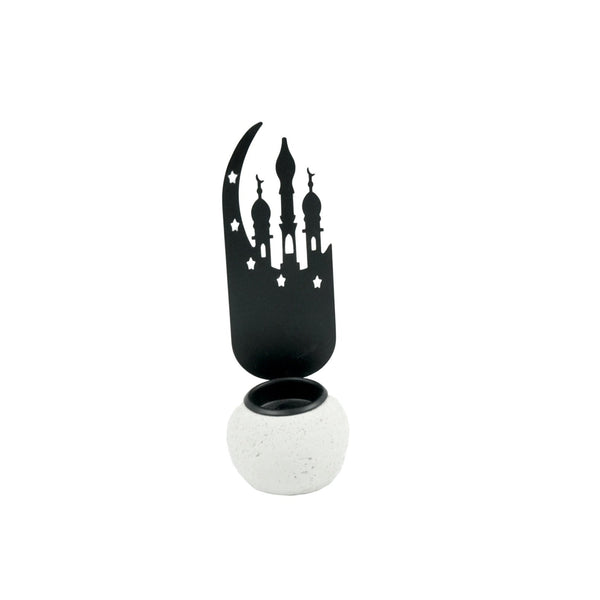 DL87 Incense Burner – 21cm (H) – Elegant Mosque Design with Crescent Moon and Stars