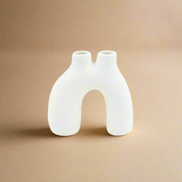 Modern Ceramic Flower Vase – 13 cm (W) x 13 cm (H) – VV052"