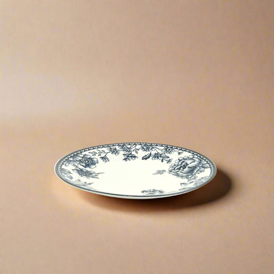 Rhapsody Dinner Plate – Dark Blue Floral Design – 10.5 Inches – CL-1913-DP