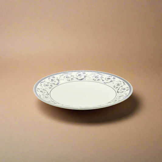 Callista Chop Plate – Purple Floral Design – 12 Inches – CL-2402UA-CH