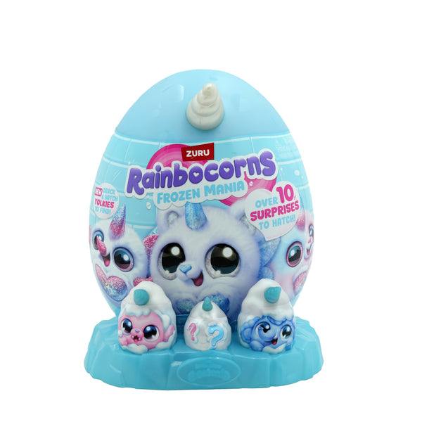 ZUR-92132 Rainbocorns Eggzania Frozen Mania S1 – Surprise Egg with 10+ Frozen-Themed Surprises