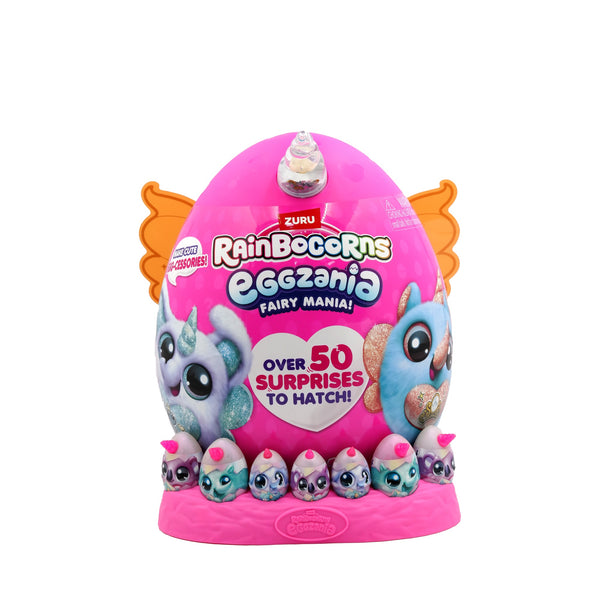 ZUR-92115 Rainbocorns Eggzania Fairy Mania – Giant Egg with 50+ Magical Surprises