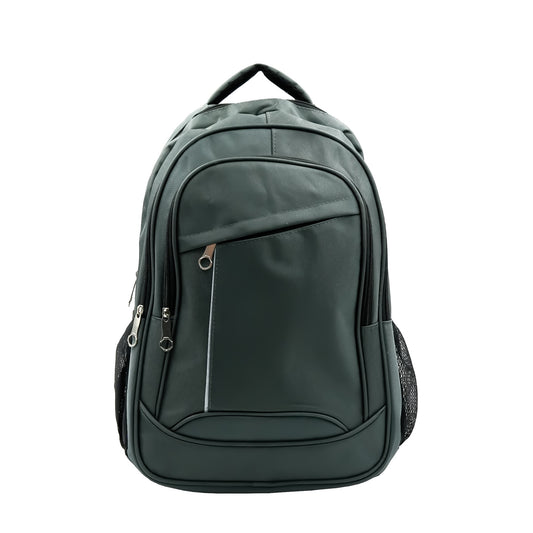 Bag – Durable Multi-Compartment School & Travel Backpack – Dark Green – A-17