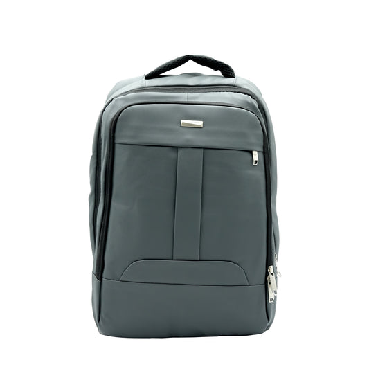 Backpack – Slim Waterproof School & Work Bag with USB Charging Port – Dark Grey – DC-04