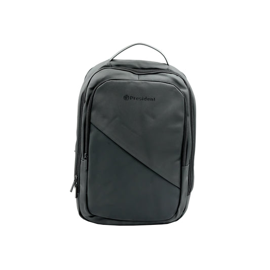 Backpack – 19-Inch Waterproof School, Travel & Laptop Bag with Padded Back Support – Black – President BPP5959-19