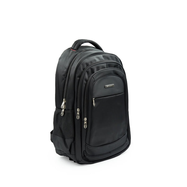 Backpack – 22-Inch Waterproof Multi-Compartment School, Travel & Laptop Bag – Black – President BPP8389-22