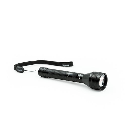 Rechargeable LED Flashlight –  CREE LED, 100,000 Hrs Life, Shock & Water Resistant –  Black Metal Body - NL-TOR-3502A
