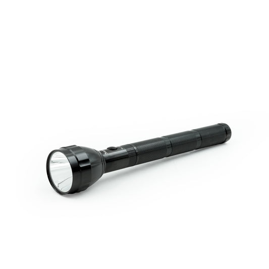 Rechargeable LED Flashlight –CREE LED, 100,000 Hrs Life, Shock & Water Resistant – Black Metal Body- NL-TOR-3506